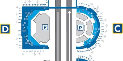 DFW 공항 터미널 지도