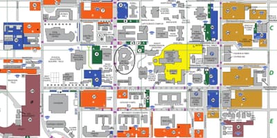 University of North Texas 댈러스 지도